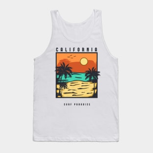 California Surf Paradise Tank Top